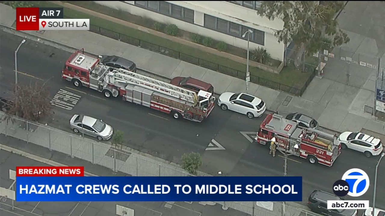 Science lab incident at South LA school triggers hazmat response