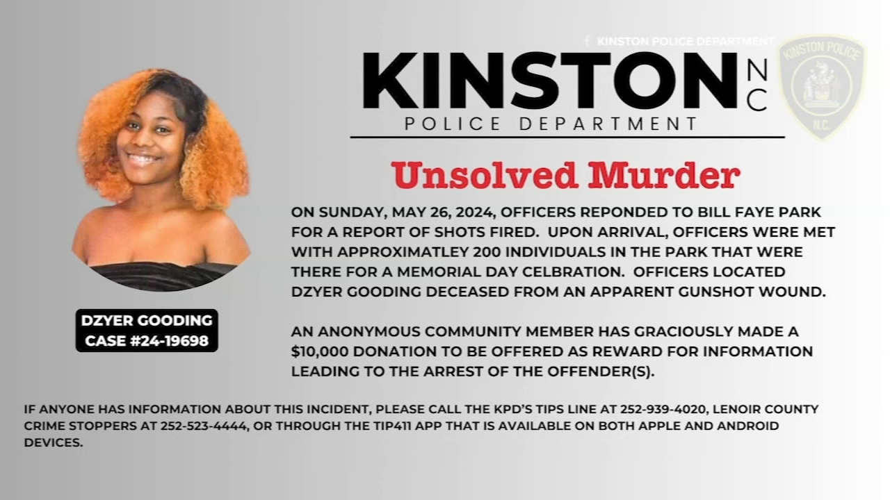 Kinston police asking for public's help solving teen's death