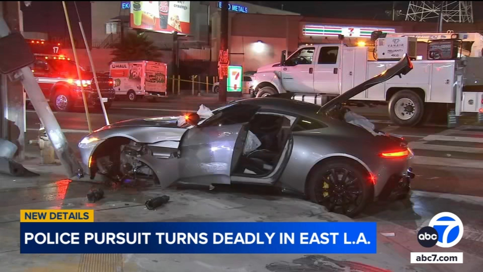 1 dead after police chase ends in crash in Boyle Heights - ABC7 Los Angeles