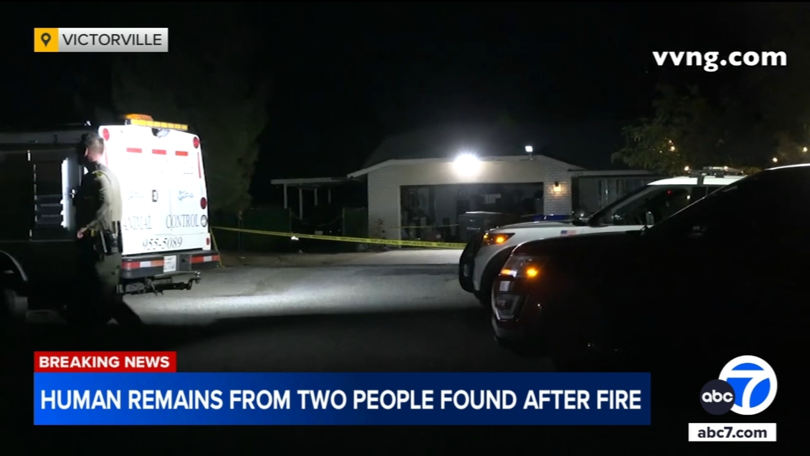 Human remains found at home in Victorville during fire investigation on ...