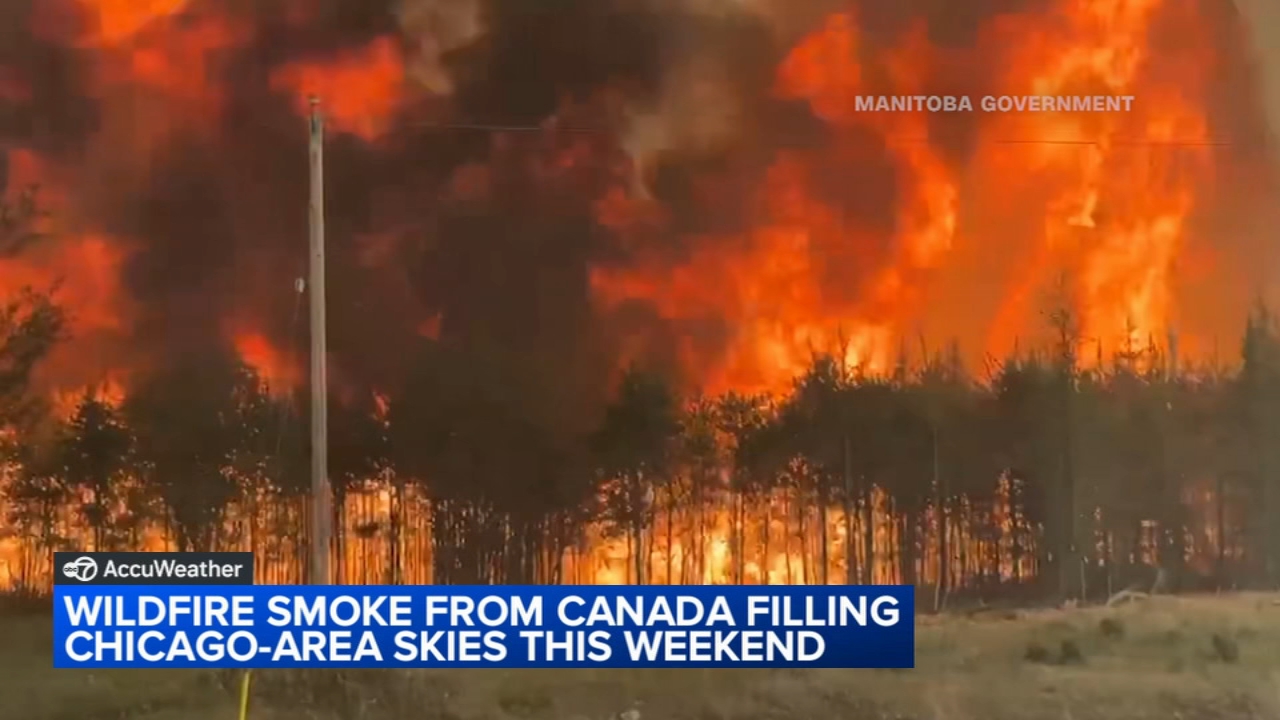 Canada wildfire smoke moves into Chicago area, may impact air quality