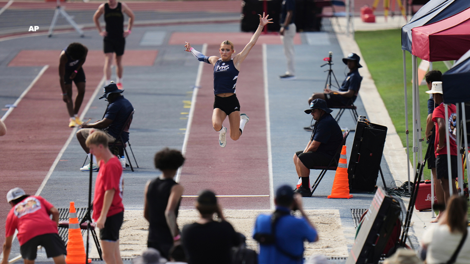 Transgender athlete wins girls high jump event at California track and field finals