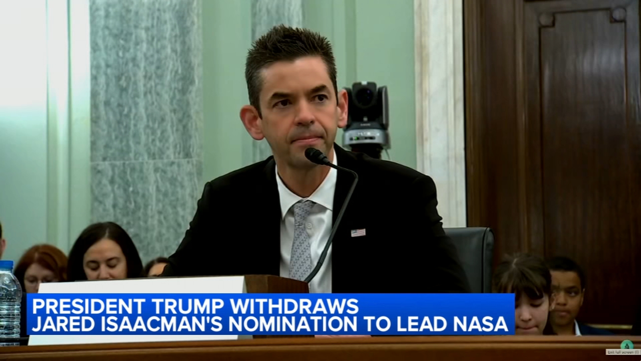 White House pulls NASA nominee, billionaire with Elon Musk ties