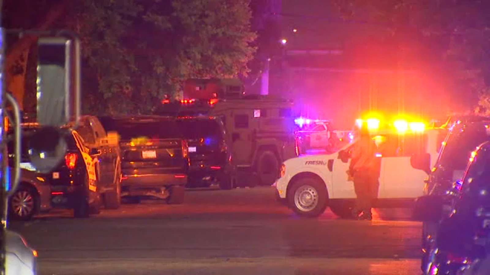 SWAT standoff in East Central Fresno after Fresno Police officers open fire on suspect