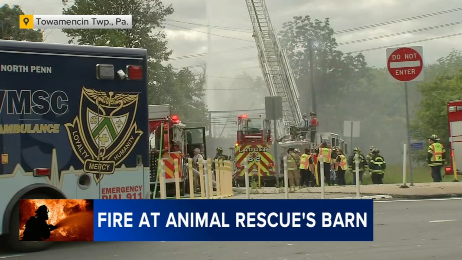 Fire breaks out at barn Pawsibilities Animal Rescue in Towamencin ...