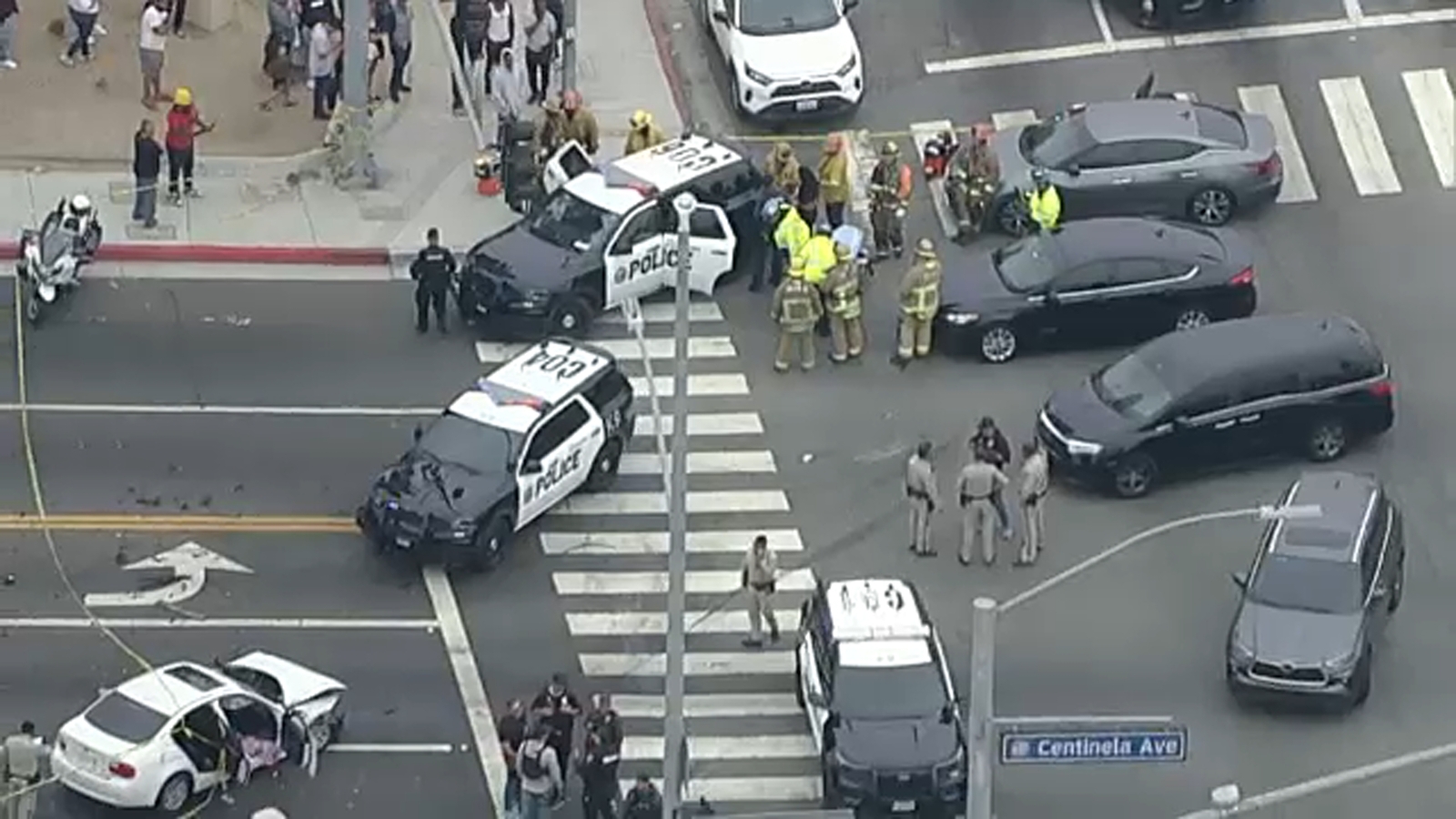 Inglewood crash: Police chase involving carjacking suspect ends in ...