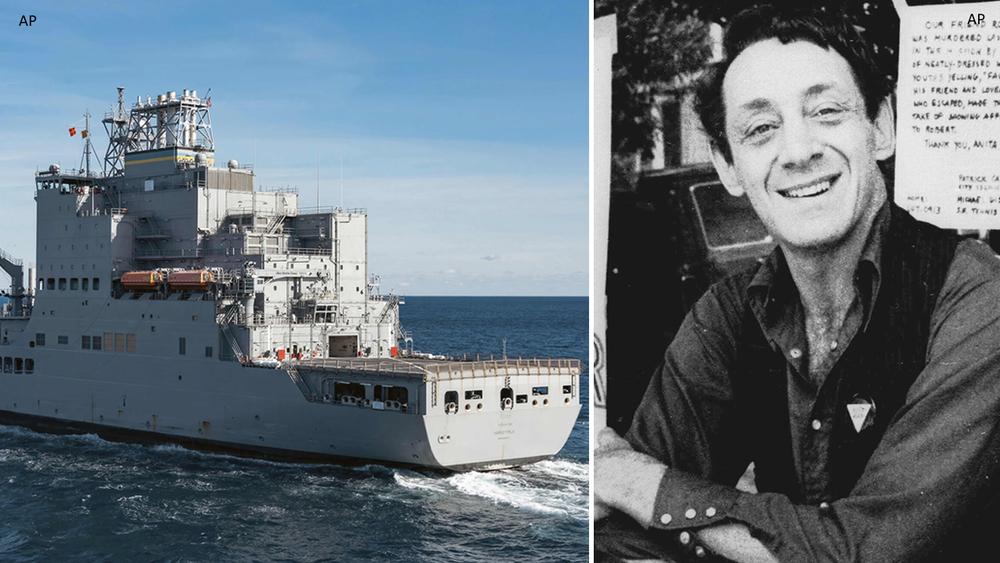 USNS Harvey Milk: United States Secretary of Defense Pete Hegseth orders  renaming of Navy ship honoring gay rights activist - ABC7 San Francisco