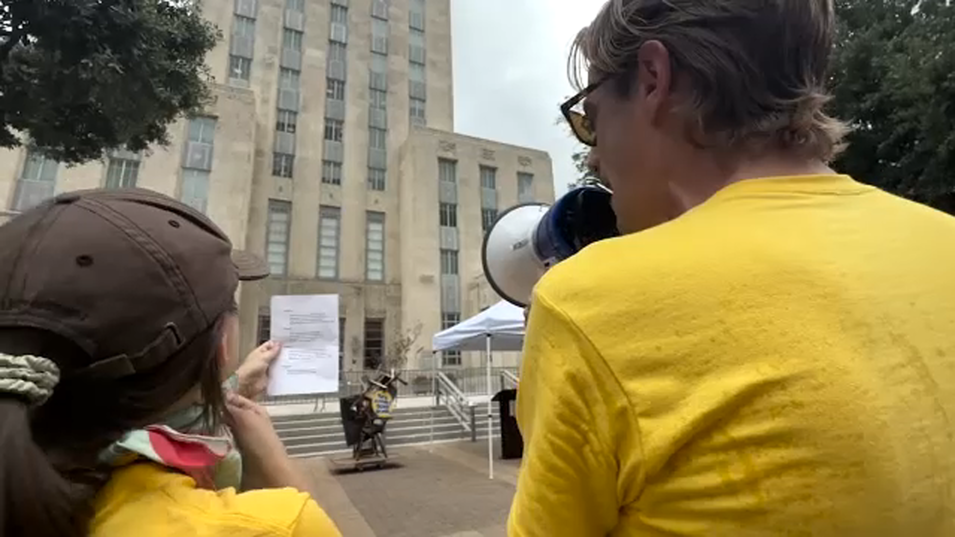 Protesters say Houston drainage money is being used on other things