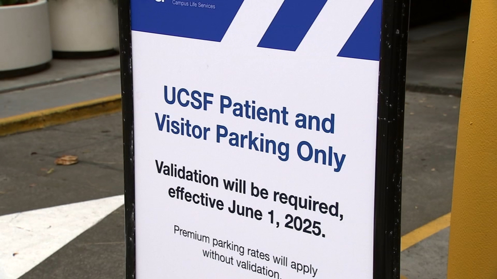 Frustrated UCSF Parnassus employees struggle to park due to new policy; empty off-limits spots seen