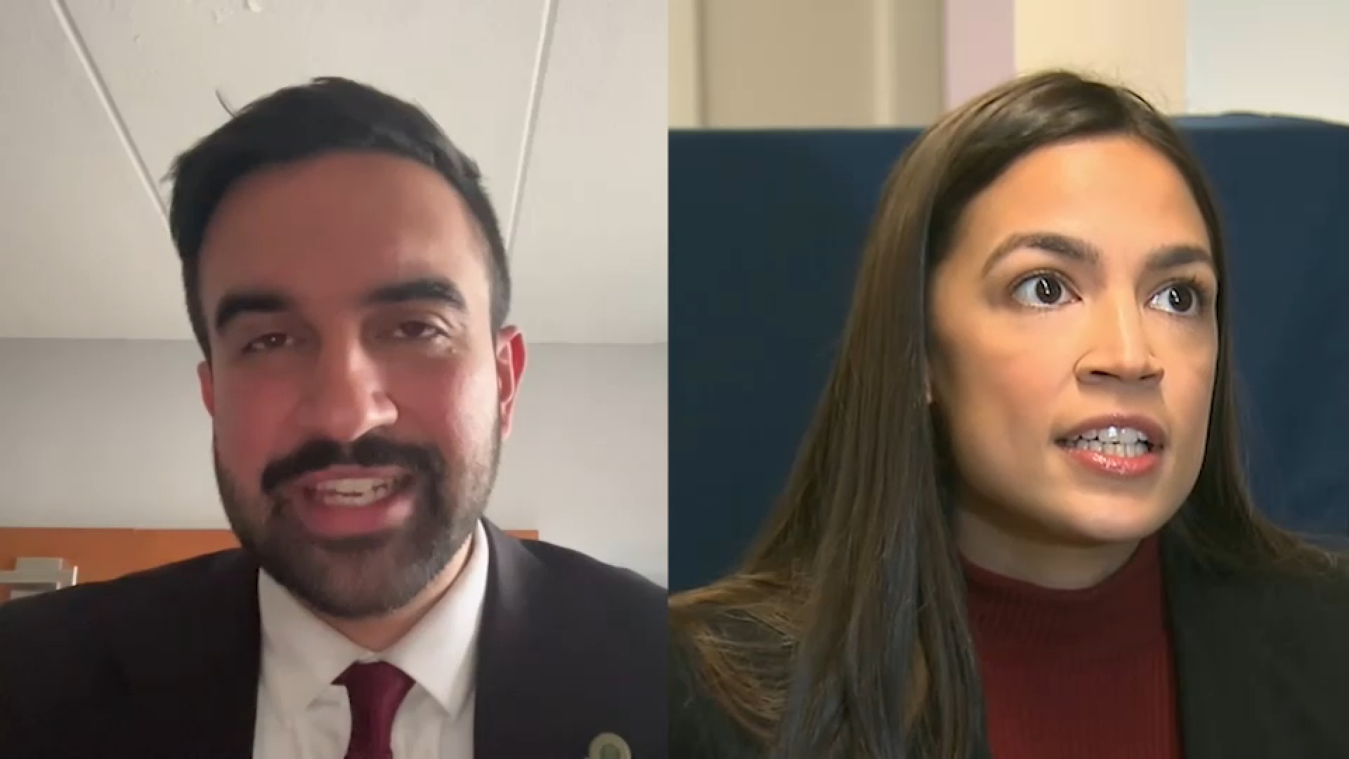 Alexandria Ocasio-Cortez endorses Mamdani for NYC mayor following first Democratic primary debate - ABC7 New York