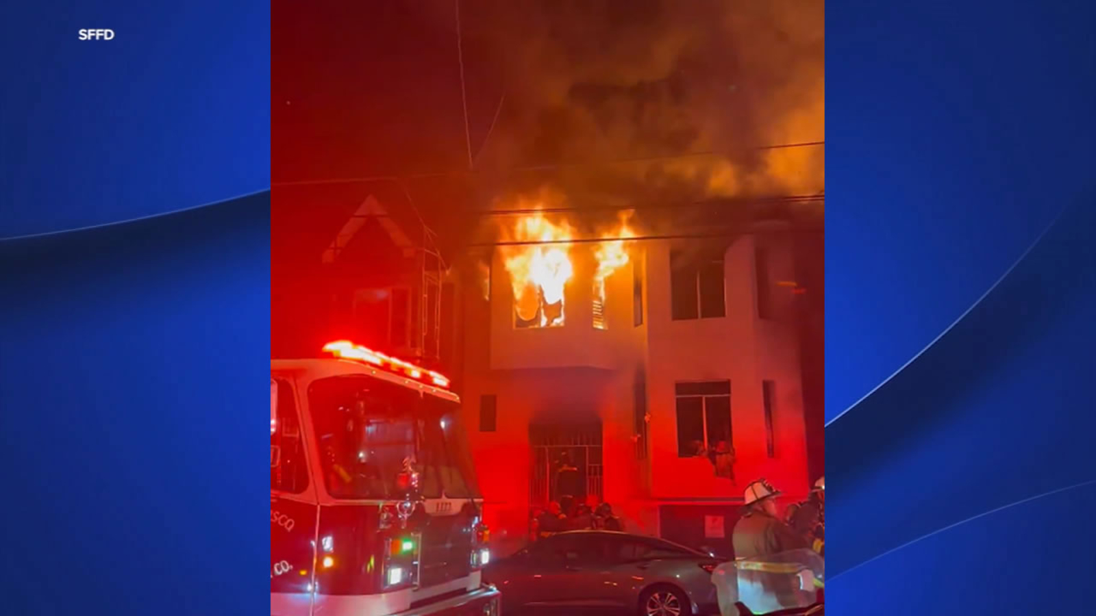Crews respond to 4-alarm fire in SF's Richmond District affecting 5 multi-unit buildings