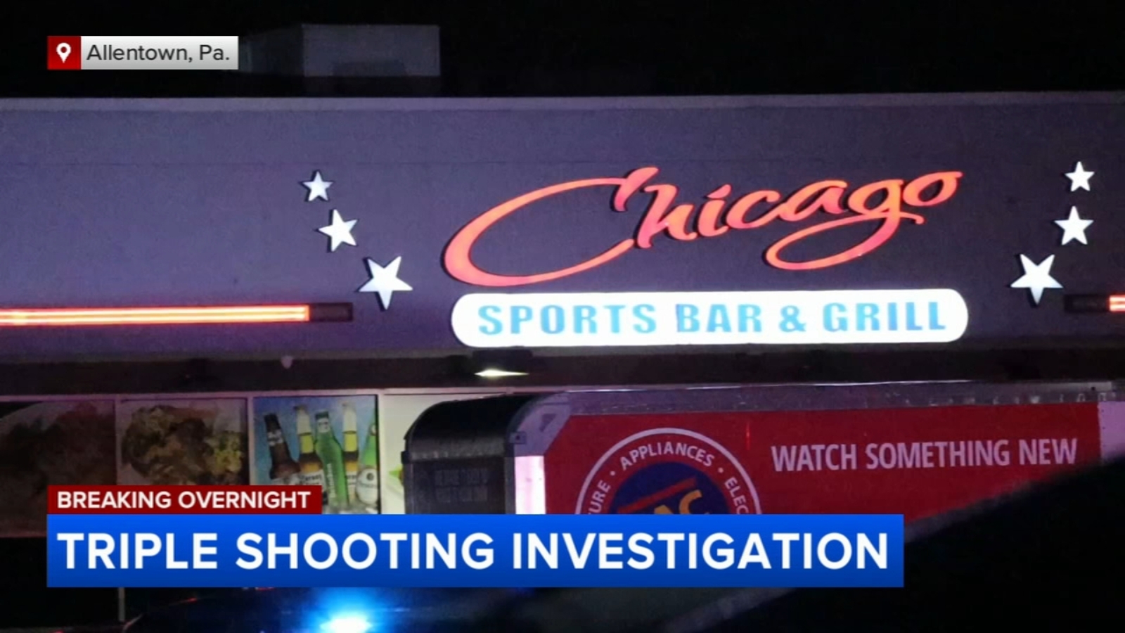 Police investigate triple shooting at bar in Allentown