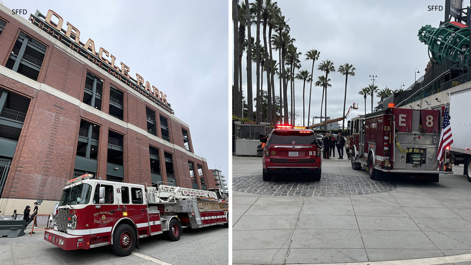 SF's Oracle Park temporarily evacuated following concession fire ahead of Giants, Braves game