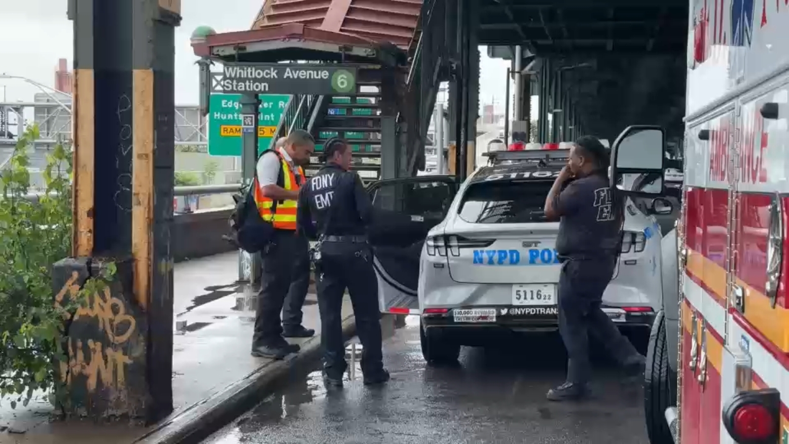 MTA conductor slashed across face at Whitlock Avenue subway station in ...