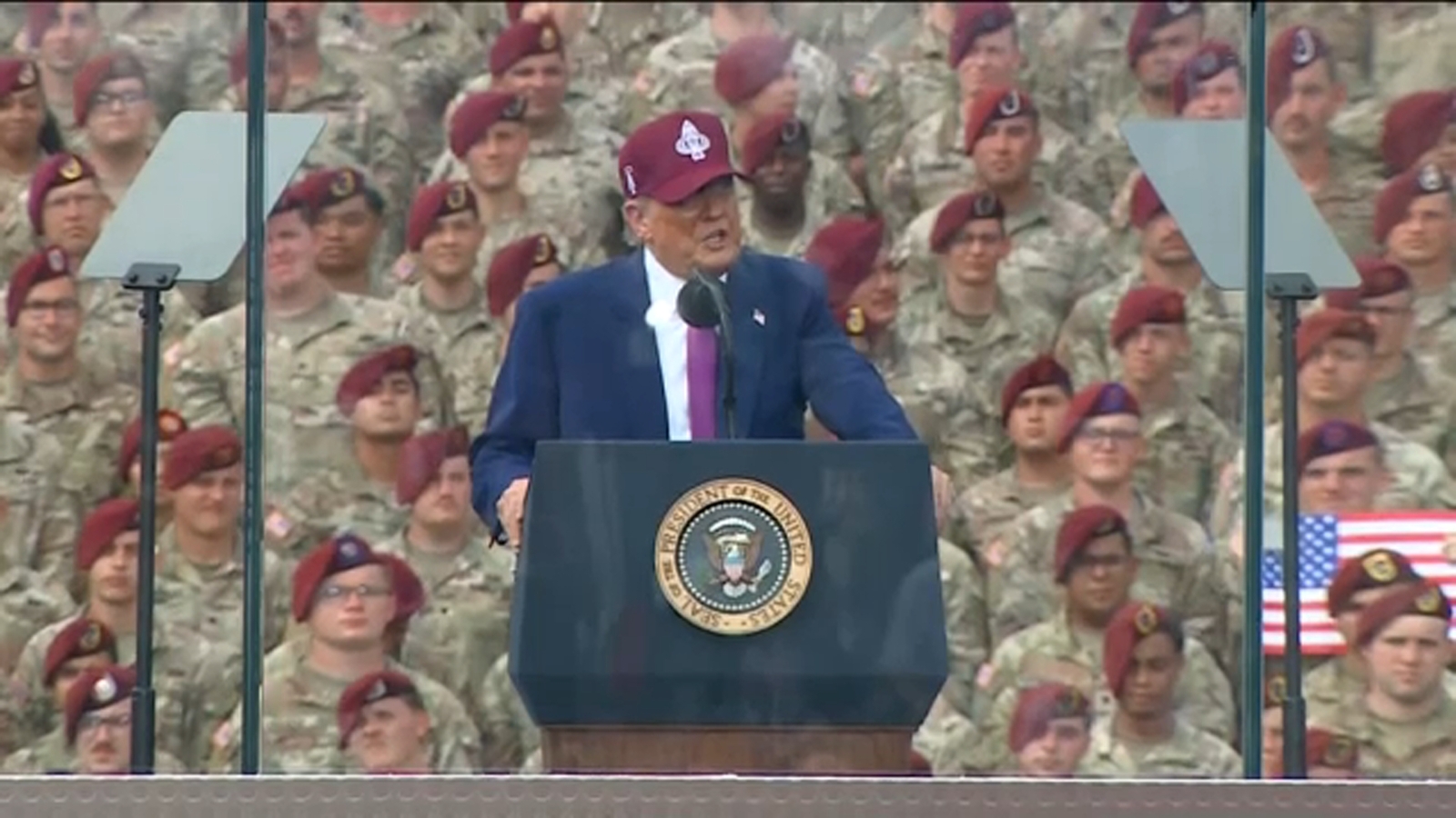 LIVE: President Trump kicks off Army's 250th birthday celebrations Tuesday at Fort Bragg