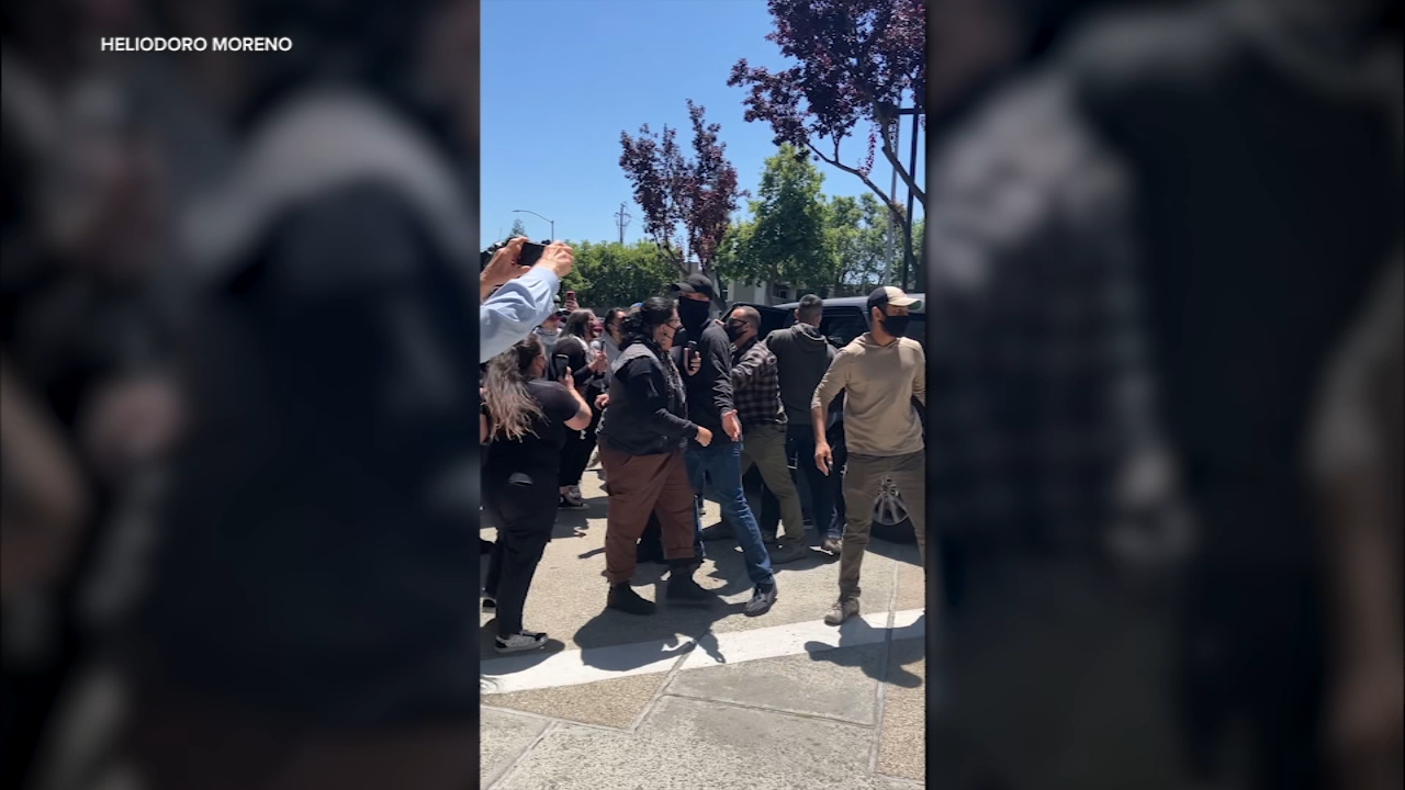 Protesters clash with federal agents at Concord immigration court