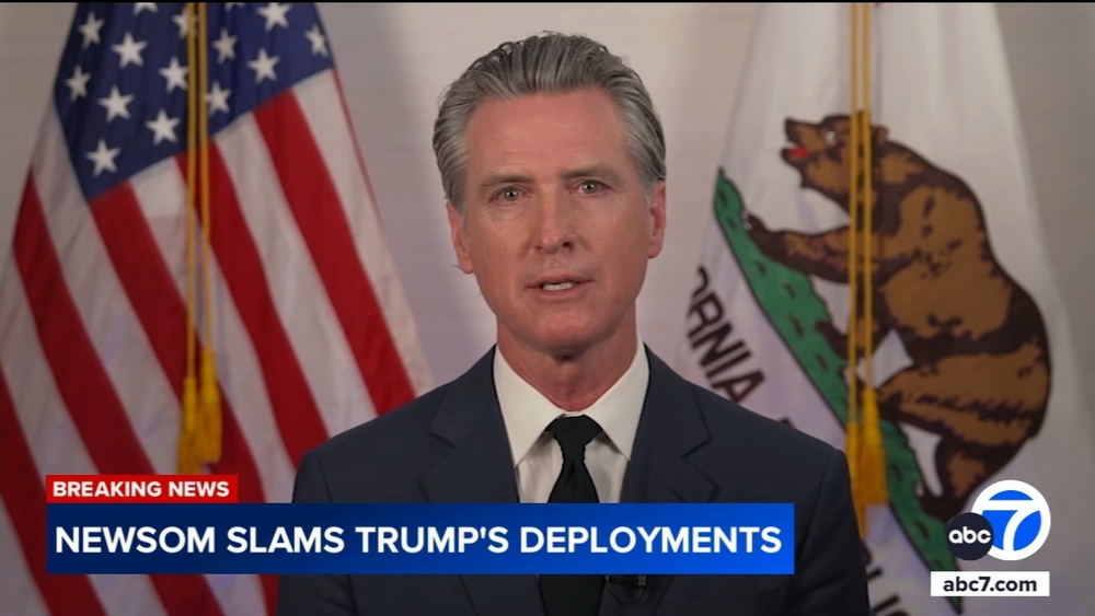 Newsom slams Trump's deployments: 'Democracy is under assault'