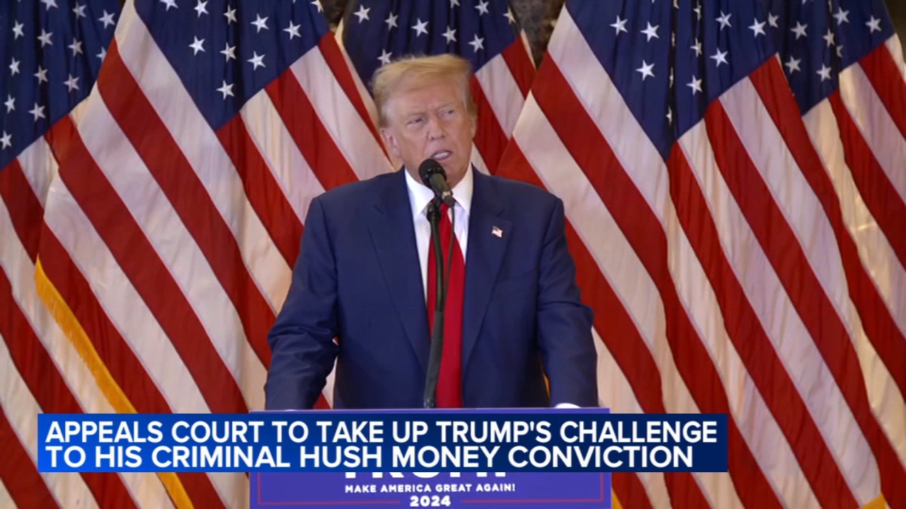 Trump to challenge to his hush money conviction