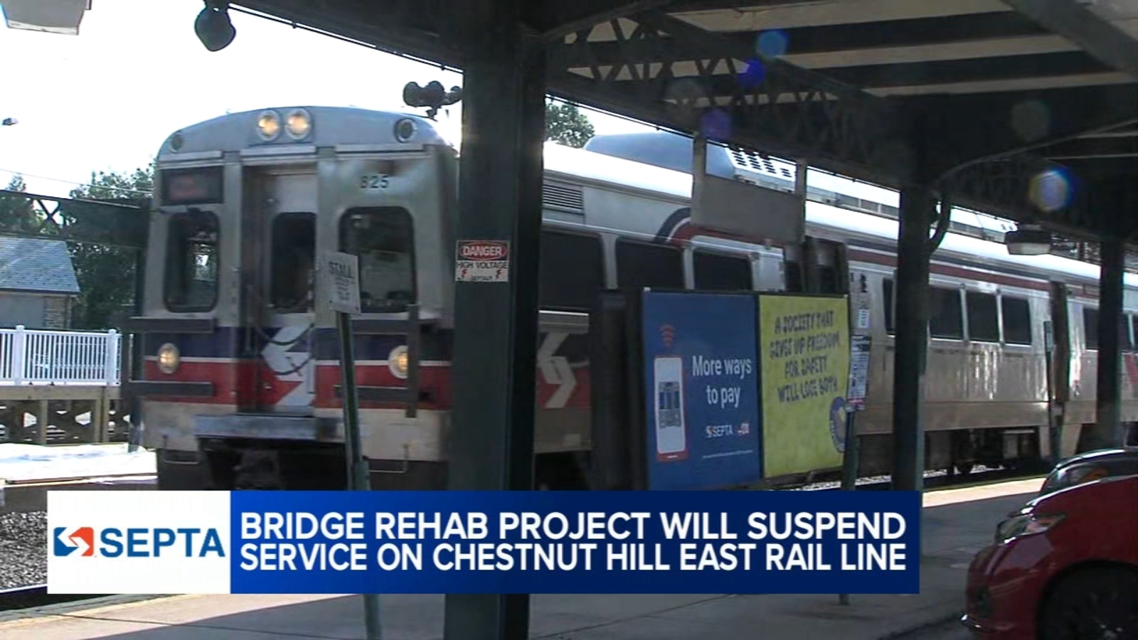 Chestnut Hill East Regional Rail Line to be suspended during bridge work