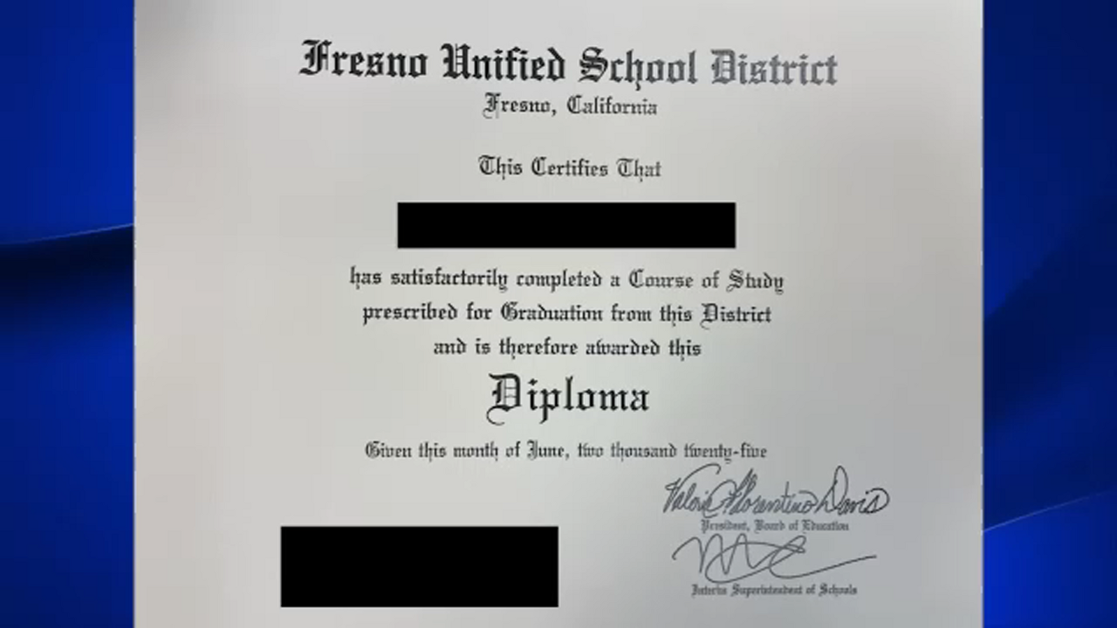 FUSD diploma misprints not putting a damper on graduations