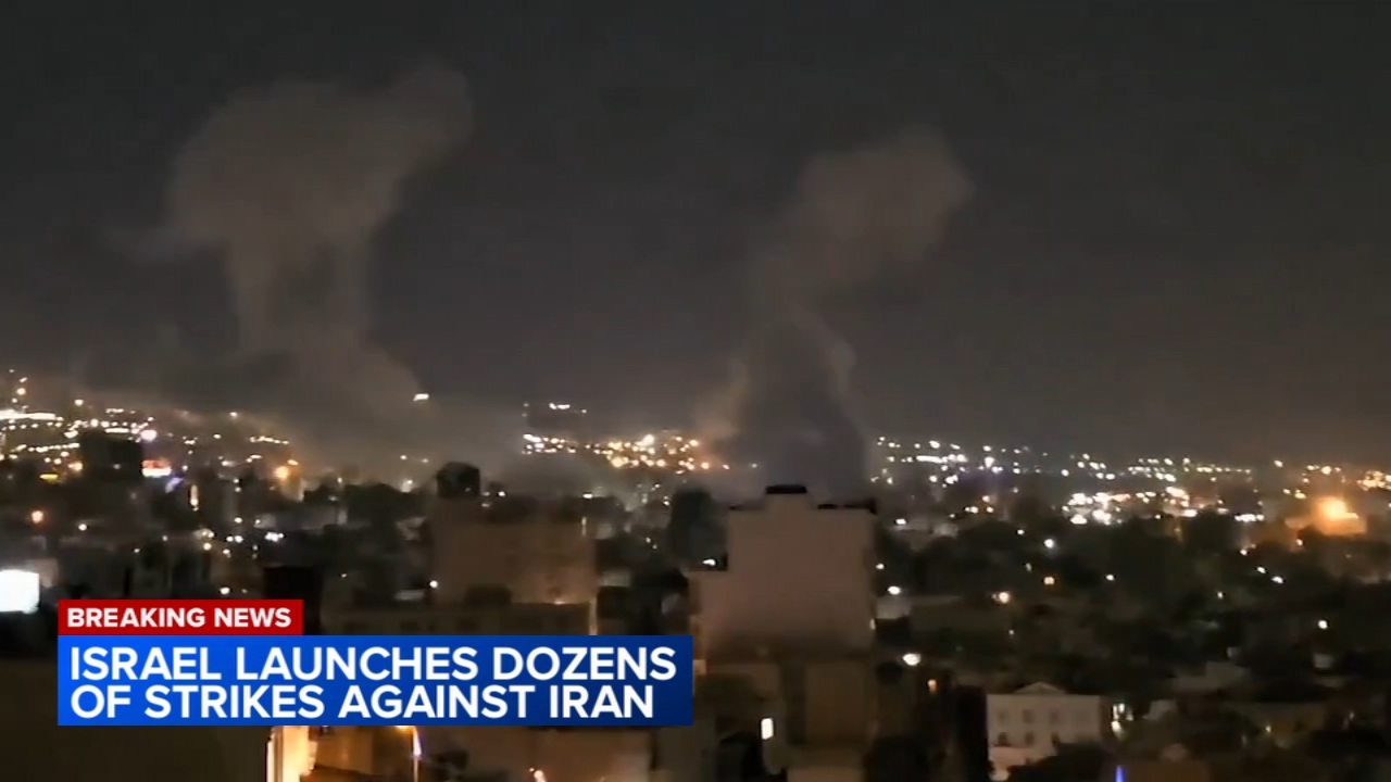 Israel strikes dozens of targets in Iran, including nuclear program;  declares state of emergency, IDF says - 6abc Philadelphia