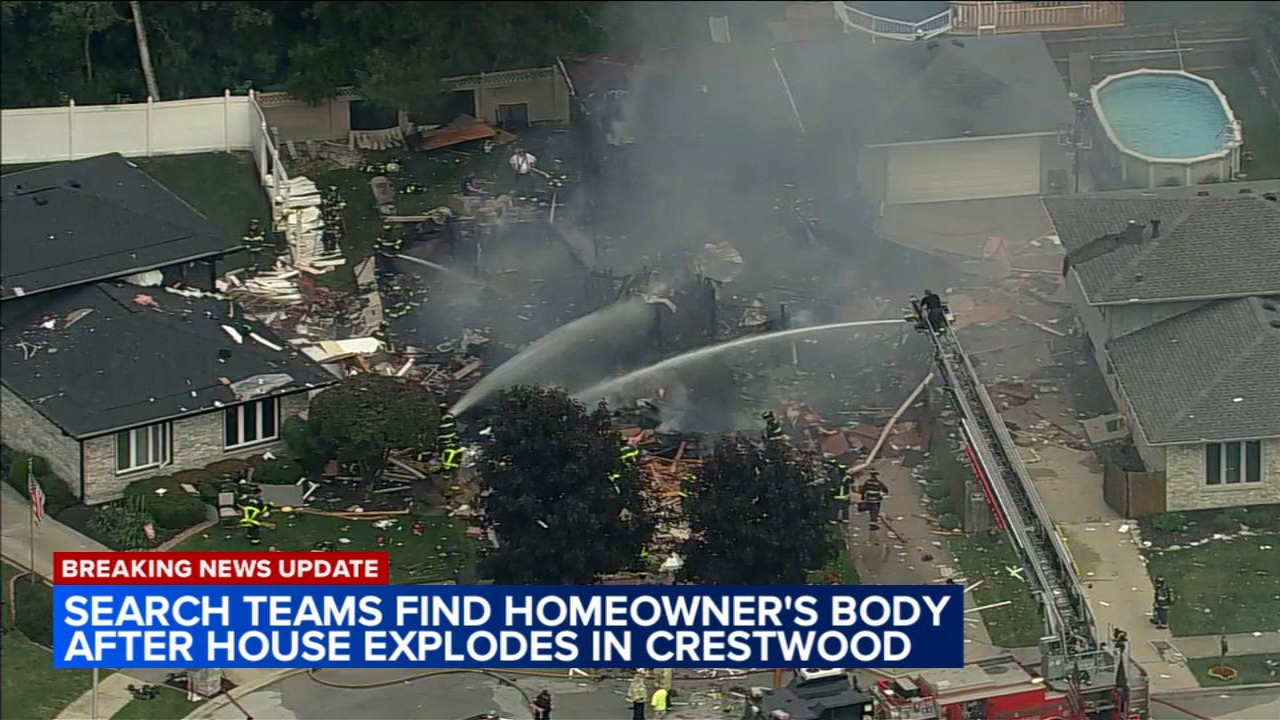 76-year-old man killed in house explosion in Crestwood, officials say