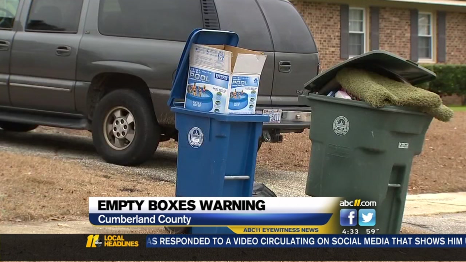 Fayetteville police Don't help thieves, be careful with empty boxes
