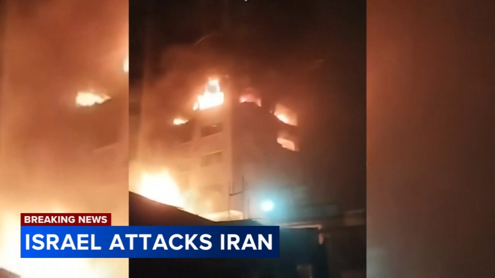 Israel says Iran has launched 100 drones as air raid sirens blare across country