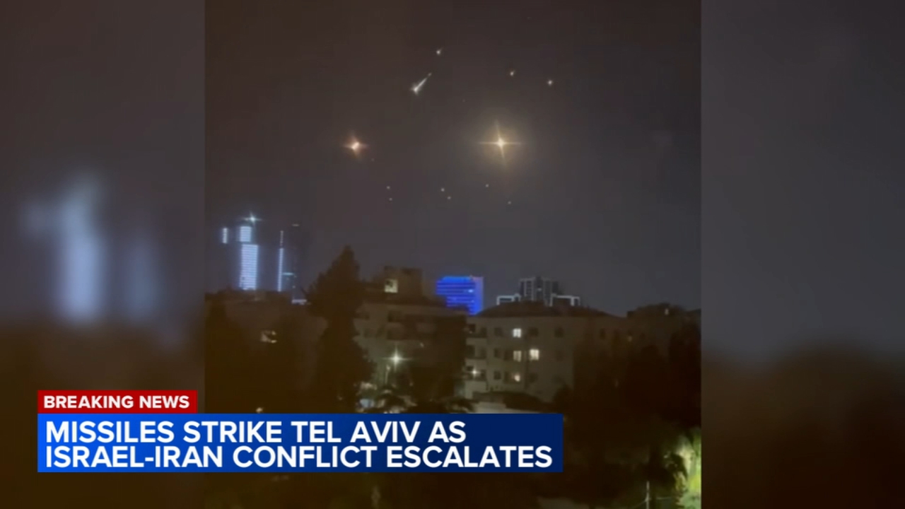 Missiles strike Tel-Aviv as Israel-Iran conflict escalates