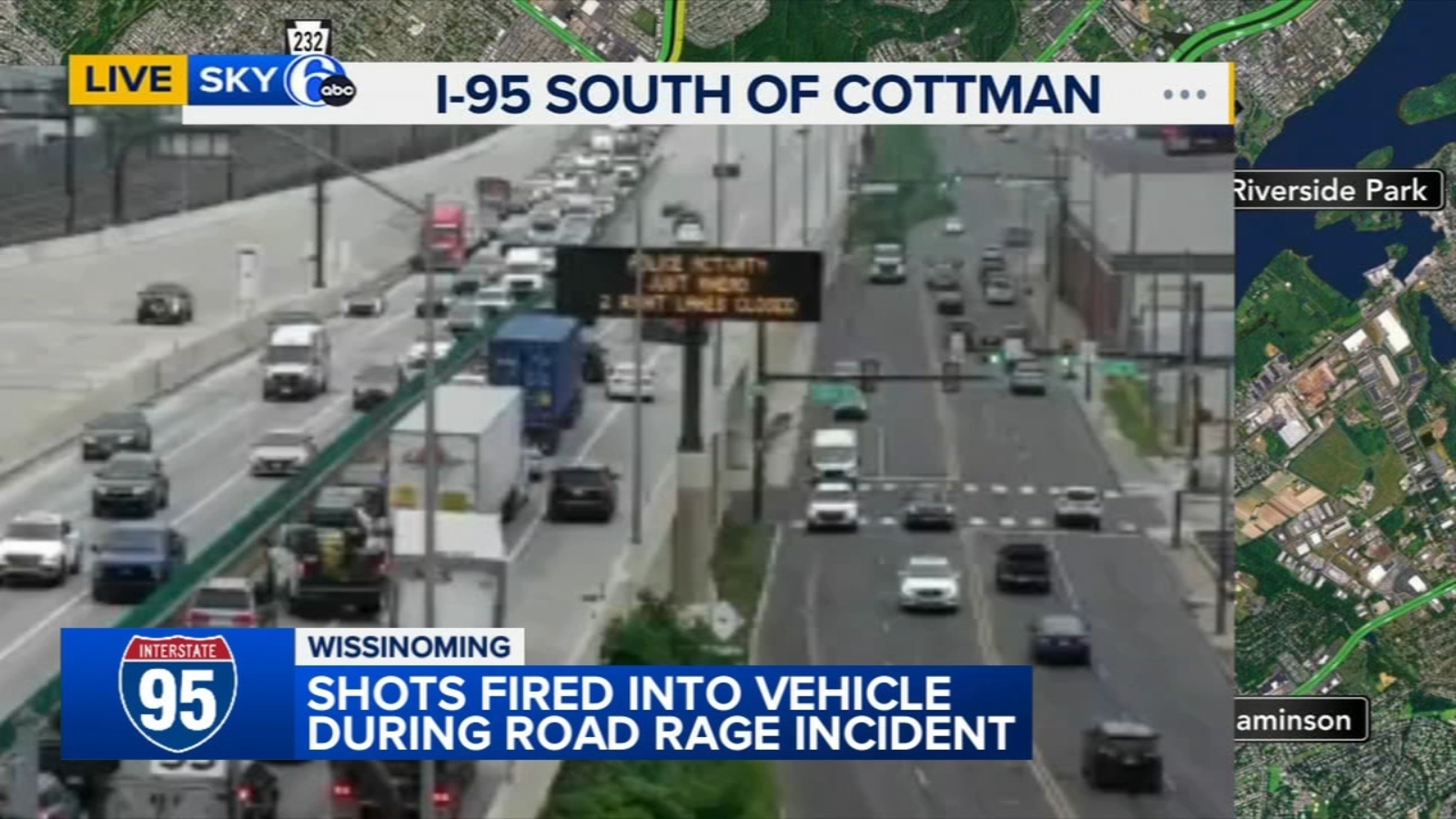 Pennsylvania state police investigating road rage shooting on I-95 NB ...
