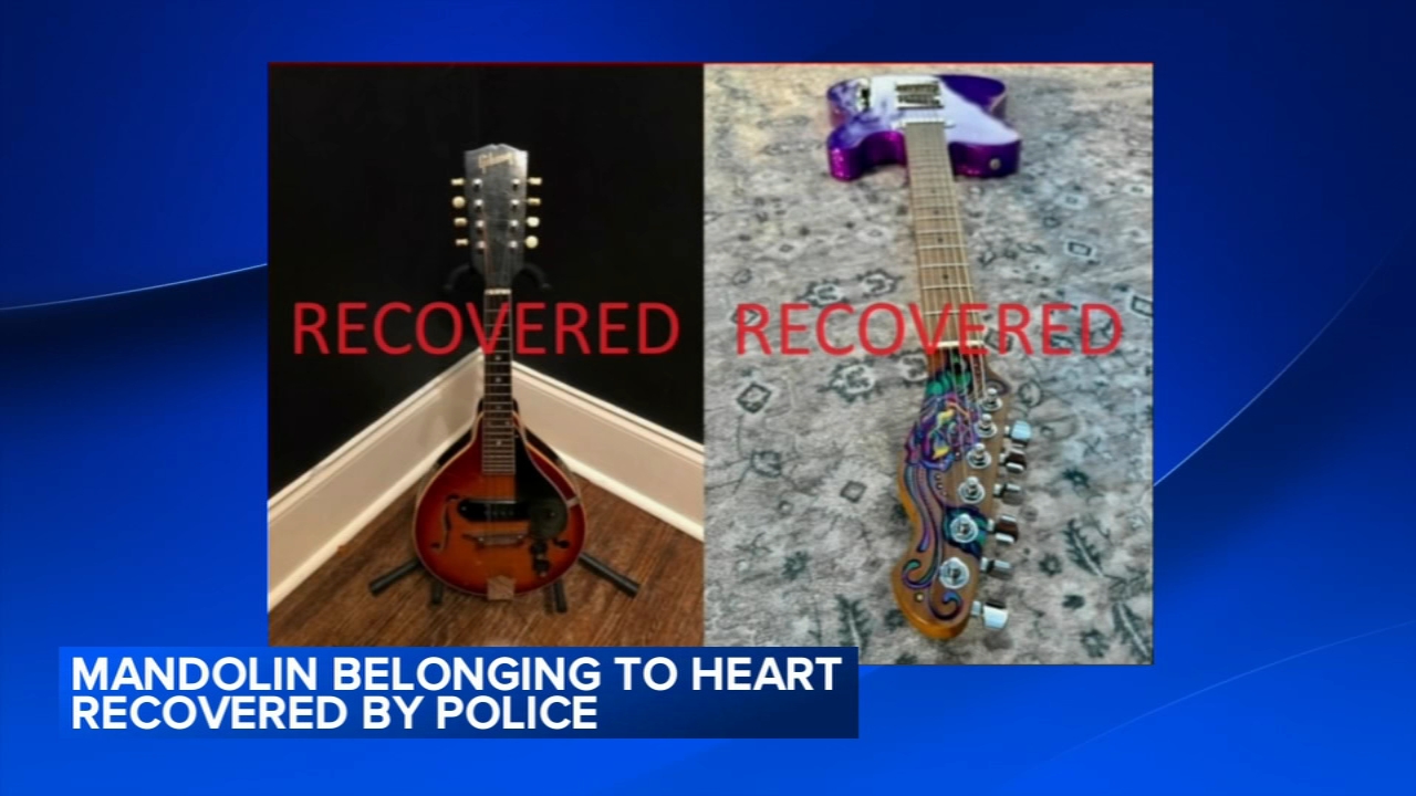 2nd instrument stolen from rock band Heart recovered by Atlantic City police
