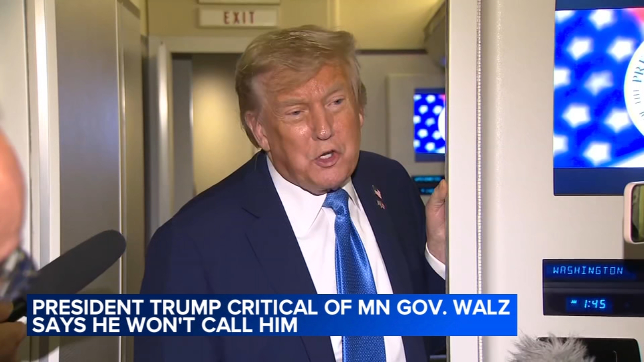 Trump says calling Walz after Minnesota shootings would be 'waste of time'