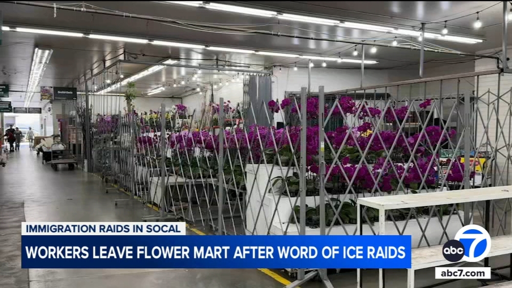 Workers leave LA Flower Market after reports of possible ICE raid