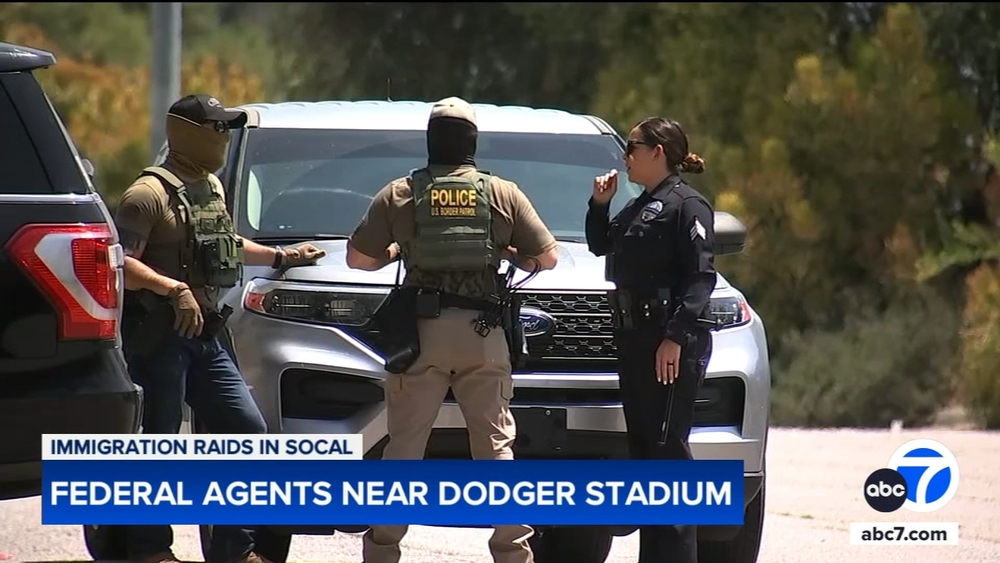 Federal agents denied entry to Dodger Stadium grounds, team says