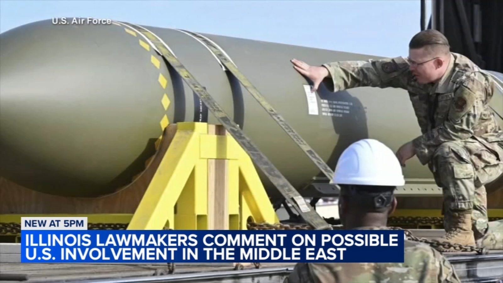 Iran-Israel war updates today: Chicago-area politicians want President