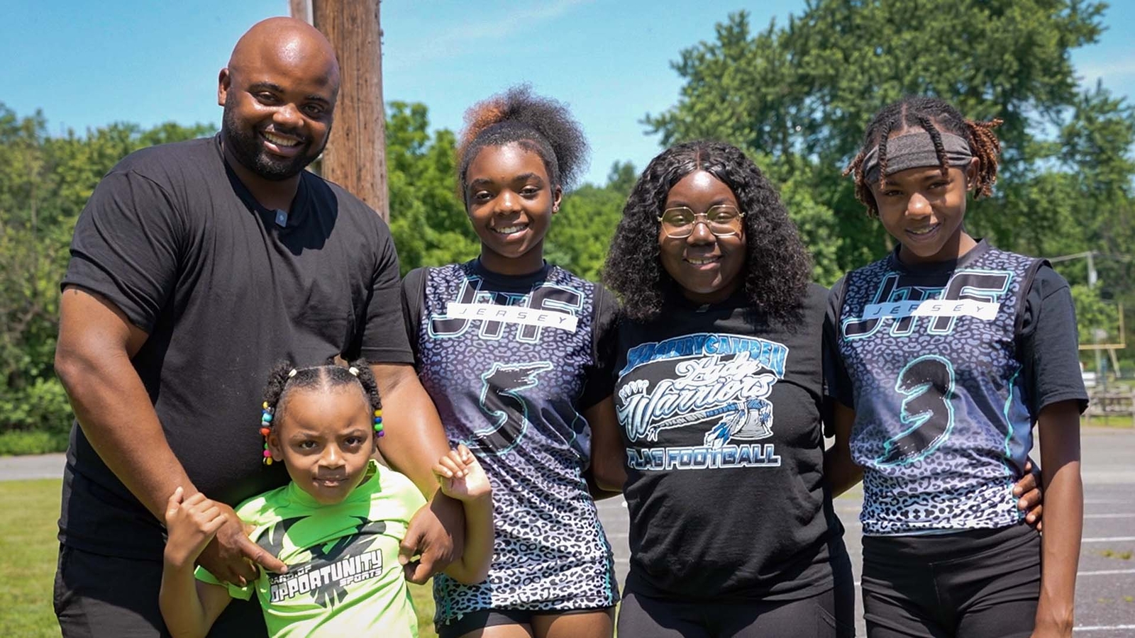 Flag football family embodies the spirit of never giving up