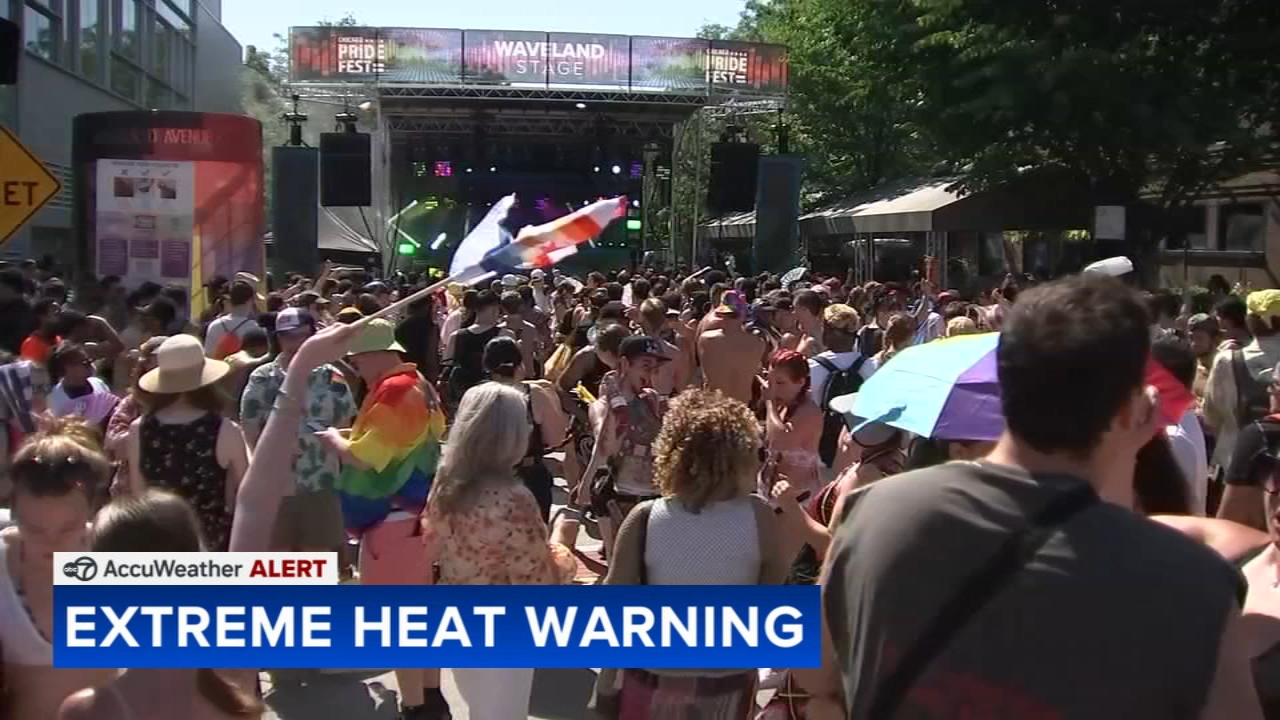 Pride Fest attendees try to stay cool amid dangerous heat