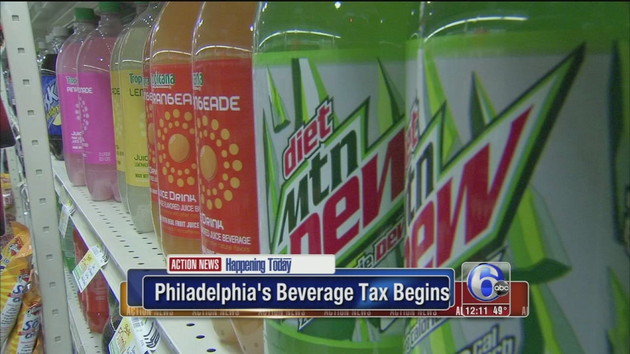 Philadelphia's beverage tax begins