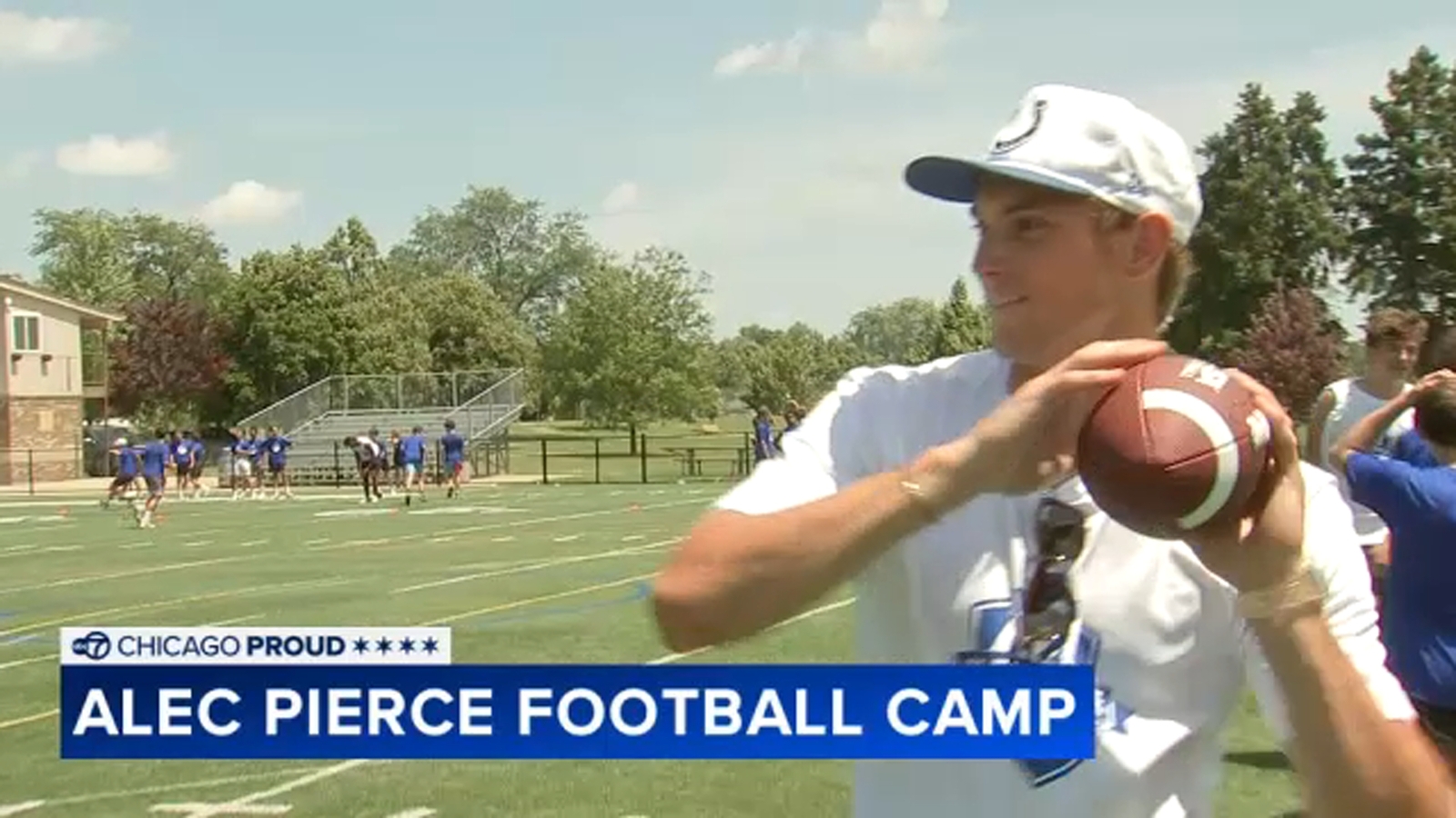 Indianapolis Colts receiver Alec Pierce hosts free football camp in Glen Ellyn
