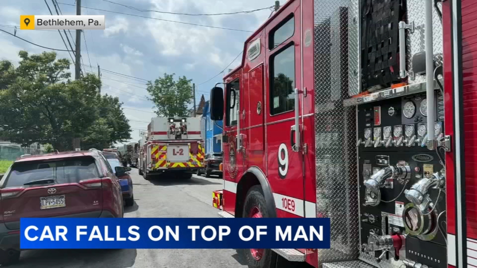 Man seriously hurt after car falls on him in Northampton County - 6abc ...