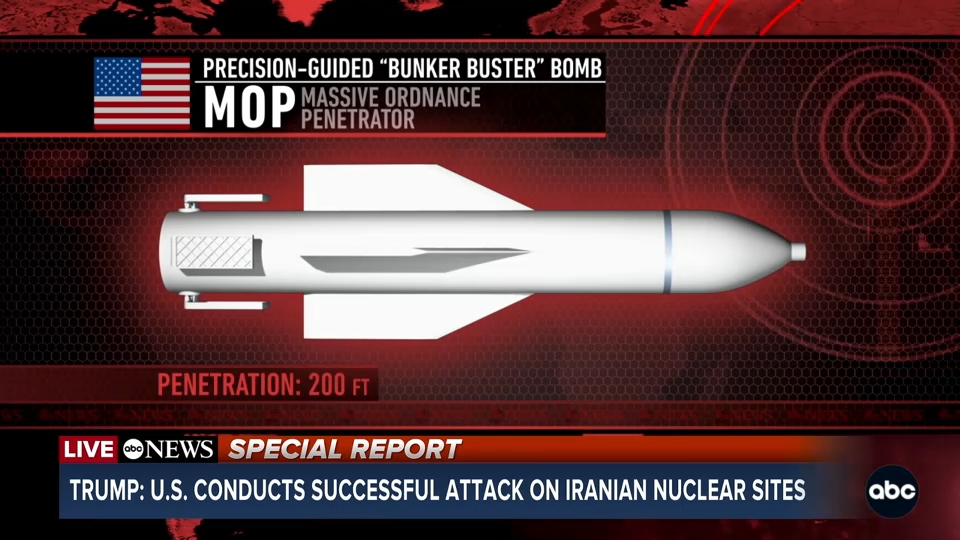 What to know about bombs used in US strikes on Iran
