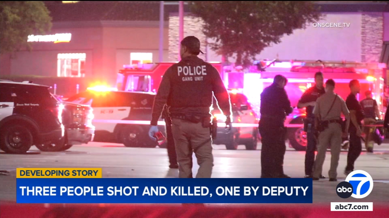 Off-duty deputy shoots, kills double-homicide suspect in Fontana
