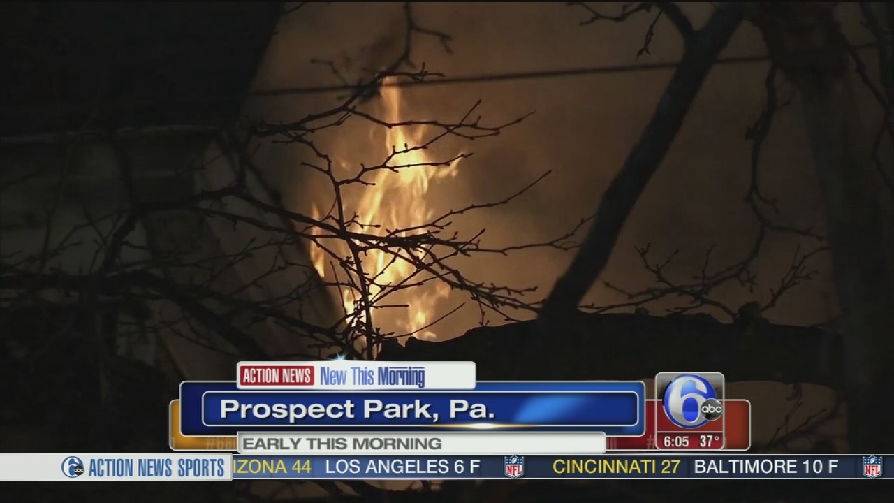 Fire damages home in Prospect Park