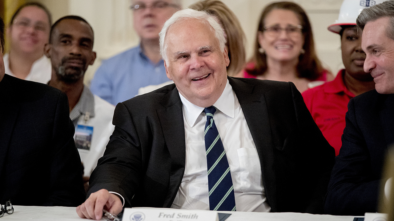 FedEx CEO Fred Smith appears at a signing ceremony where President Donald Trump signed an Executive Order that establishes a National Council for the American Worker in the East Room of the White House, Thursday, July 19, 2018, in Washington. 