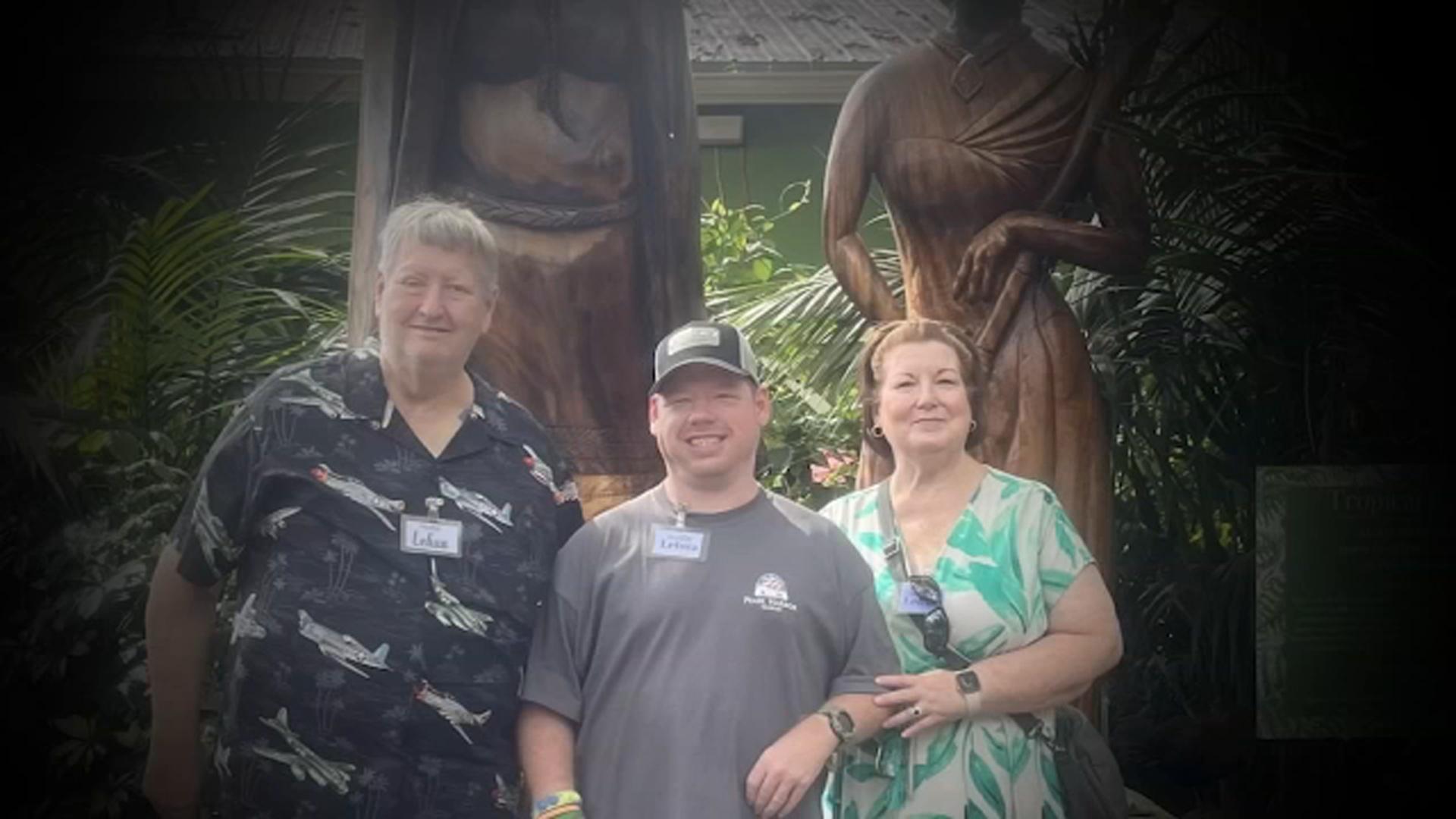Ellen Ennis, husband Patrick and son Geoffrey