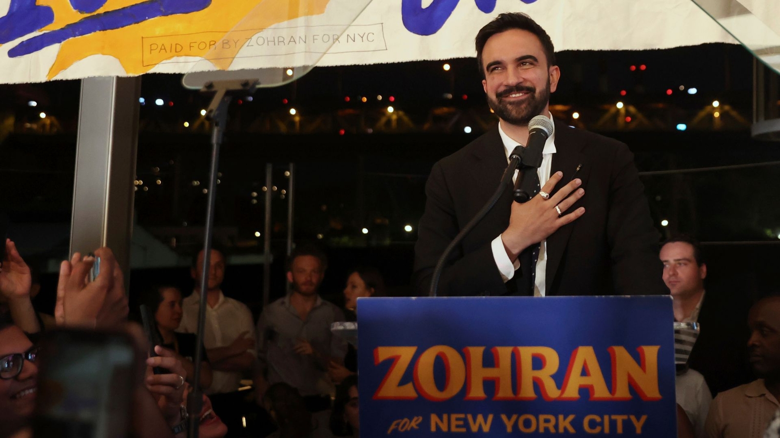 曼达尼赢得纽约市长选举 预示股市监管或将加强