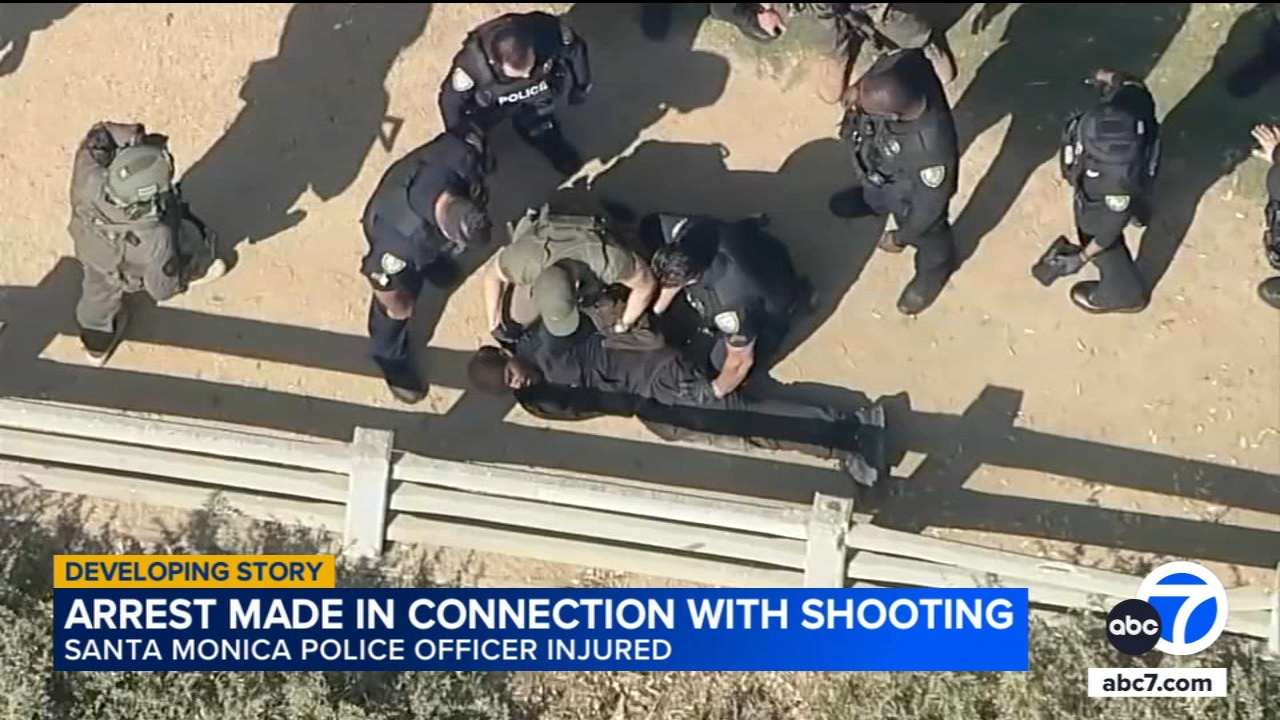Santa Monica officer 'ambushed' and shot by wanted suspect, chief says