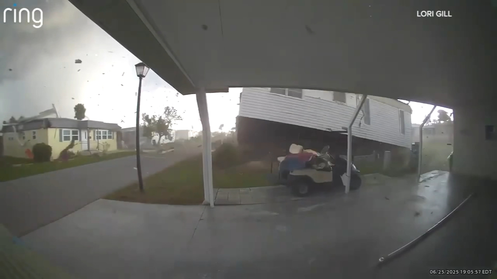 Severe storms lift woman's house off the ground: Video