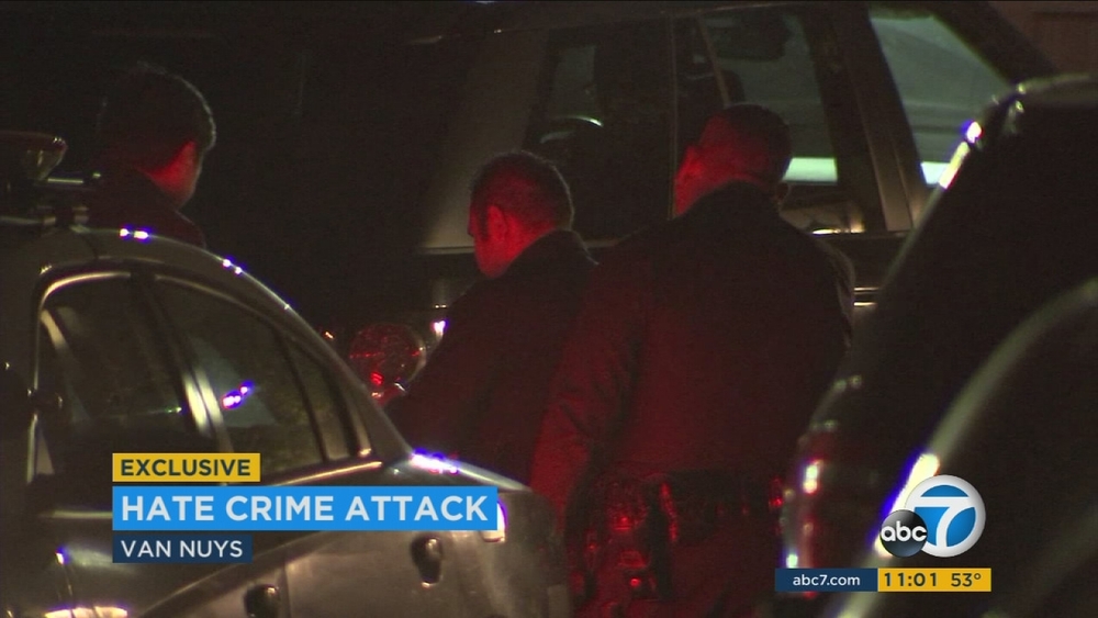 Anti-gay slurs sprayed on walls of Van Nuys home