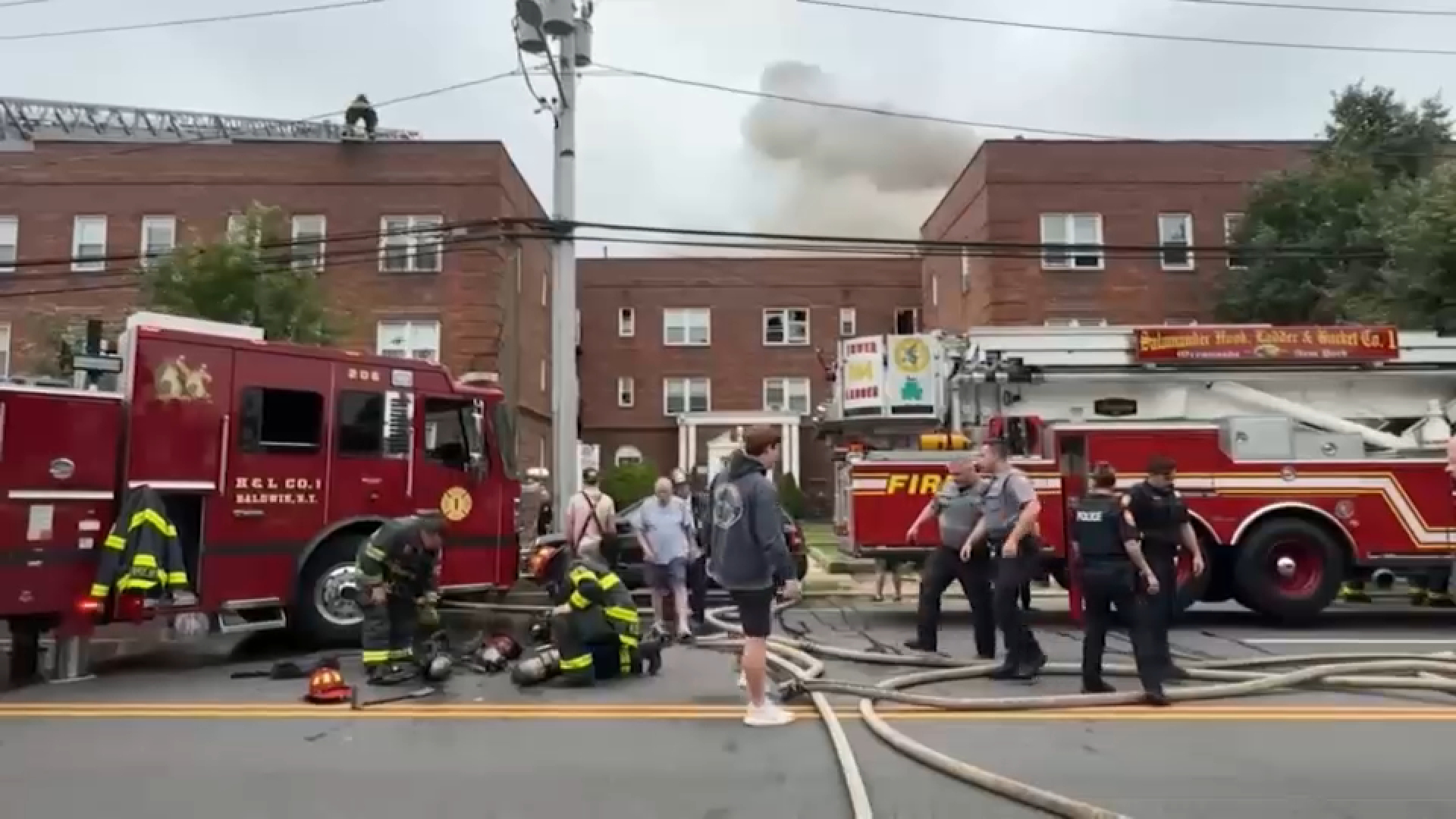 150 people displaced by apartment fire in Nassau County